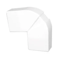 ANGLE PLAT VARIABLE POUR GOULOTTE 190x50mm BLANC - 11043ABR